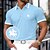 economico Polo classica da uomo-Per uomo Polo in Cotone Polo da Golf Lavoro Affari Colletto Polo a Coste Classico Manica Corta Essenziale Moderno Tinta unica Bottoni Logo Primavera &amp; Estate Vestibilità aderente Rosso scuro Giallo