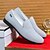 cheap Men&#039;s Slip-ons &amp; Loafers-Men&#039;s Bright Orange Breathable Mesh Loafers – Casual Prom Party Slip-On Shoes for Summer Events
