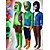 voordelige Videogamekostuum-Brawlsterren Groepskostuum Jumpsuit Bodysuits Carnavalskostuum Aankleden Videogamekostuumsfor Kinderen Volwassenen Uniseks Prestatie Feest Strip Con