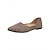voordelige Platte damesschoenen-dames flats met puntige neus van linnen | casual schoenen voor kantoor, winkelen en dagelijkse outfits