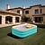 cheap Pools, Hot Tubs &amp; Supplies-Inflatable Swimming Pools, Rectangular Inflatable Swimming Pool for Kids, Family Blow up Pool, Lounge Inflatable Pool for Backyard Garden Outdoor, Easy to Inflatable