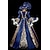 abordables Robes-ancien Rococo Renaissance Maxi Robe Normal Juliette Princesse Mariée Plissé Volanté Princesse Col rond Déguisement Femmes Halloween Carnaval Mascarade Soirée Halloween Performance Adultes