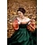 economico Vestito-Medievale Rinascimento Vestito Abiti da Ballo Abito Vichingo Cavaliere Celtico Costume Per donna Reale Halloween Carnevale Mascherata Performance LARP Fiera Rinascimentale Adulti Vestito