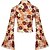 preiswerte Oberteile-Retro Vintage 1970er Disko Bauchfreies Top Hippie Druck Damen Königstag Maskerade Party / Abend Pride Parade Pride-Monat Erwachsene Oberteil