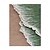 abordables Peintures paysages-Peinture à l&#039;huile faite à la main sur toile, décoration murale, noir et blanc, texture vague abstraite simple pour la décoration intérieure, cadre tendu, peinture suspendue/peinture roulée sans