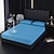 abordables Parures de draps-Protector de matelas imperméable Housse de matelas ajustée Protéger le lit Reine Pleine Roi Housse de lit protectrice douce Draps ajustés respirants confortables Protection à 5 côtés contre les