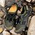 abordables Zapatillas Informales-Hombre Zapatillas de deporte Antideslizantes Barranquismo Casual Diario Cuero PU Malla Transpirable Cómodo Antideslizante Cordones Negro Marrón Verde Trébol Verano Primavera