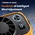cheap Fans-Outdoor Portable Fan with Power Bank – Type-C Fast Charging, LED Display, Cool Lighting, Skin-Friendly Silicone, Smart Latch Design for Camping, Hiking &amp; Emergency Use