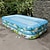 cheap Pools, Hot Tubs &amp; Supplies-nflatable Swimming Kiddie Pool for Adults Kids Large Blow Up Pool for Family Backyard Outdoor Toddler,Big Rectangle Pools for Children,Blue
