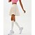 billige Kvinders nederdele og shorts-Dame Patchwork Ensfarvet Afslappet nederdel Tennis Nederdel Tennisnederdele med shorts Flettet Sidelommer Åndbart Tennis Golf Pickleball Underdele Hvid Sort Lys pink Tennis tøj