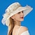 economico Cappelli da Festa-Cappello derby Kentucky 2025 per donna, fascinator in organza per Pasqua, festa del tè, sposa, chiesa, cappello da sole domenicale