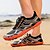 abordables Baskets-Homme Basket Chaussures pieds nus Chaussures Tendances Canyoning Occasionnel Cuir PU Maille Respirant Confortable Antidérapant À lacets Noir / Rouge Noir Bleu Roi Été Printemps