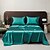 cheap Sheets &amp; Pillowcase-Pure Color Satin Imitation Silk Four-piece Set Simple Sheets, Mattress Covers, Pillowcases Bedding