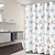 abordables Cortinas de ducha-Cortina de ducha con ganchos 180cm*180cm(70&quot;*70&quot;) poliéster lavable a máquina impermeable con diseño simple de hojas