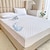 baratos Lençóis e fronhas-Capa Protetora para Cama Queen King Impermeável Protetor de Colchão Almofada de Colchão Quilted Protetor de Cama Com Faixa Elástica Adequada para Todas as Estaçōes Design Em relevo Cobertura 360°