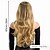 voordelige Synthetische trendy pruiken-Synthetische pruiken Golvend Krullend weefsel Gelaagd kapsel Met pony Machinegemaakt Pruik 66.0 cm A1 Synthetisch haar Dames Elastisch Klassiek Comfortabel Blond