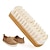 abordables Les fournitures de nettoyage-Lot de 2 brosses et gommes à chaussures en daim, nubuck &amp;Kit de nettoyage pour daim avec poils doux et gomme en caoutchouc, brosse de nettoyage douce pour chaussures en daim, nubuck et velours