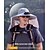 abordables Faros delanteros-Sombrero de pesca al aire libre con ventilador solar de ala ancha - 1 pieza, chal de protección para el cuello, protección solar, transpirable y refrescante, perfecto para campamentos de verano, senderismo y aventuras de pesca