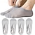 baratos meias caseiras-Meias de forro ultrafinas, meias de algodão penteado antiderrapantes, meias invisíveis, 4 pares