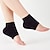 cheap Personal Care &amp; Health-3 Pairs Moisturizing Heel Socks Ventilate Gel Heel Open Toe Socks Soft Silicone Socks for Dry Hard Cracked Skin Breathable Reusable SPA Foot Protector Day Night Care Skin Black