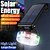 cheap Outdoor Wall Lights-Solar Outdoor Lighting Wall Lights With String Of Lights Colored String Of Lights White Light Illumination Human Body Sensing Suitable For Courtyards Garages Roads Fences Festivals Parties  1PC