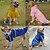 cheap Raincoat-Dog RaincoatWaterproof Rain Poncho with Hoodie High Reflective Pet Rain Jacket with Leash Hole for Small Medium and Large Dogs