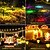 ieftine Lumini de cale și lanterne-Lumini solare cu LED-uri pentru alee cu 2 LED-uri IP65, impermeabile pentru exterior, cu pornire/oprire automată, iluminat peisagistic alimentat, cu un singur comutator, lumină caldă/colorată,