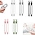 cheap Household Appliances-10 PCS Data Cable Organizer Silicone Cable Ties Reusable Cable Management Organizer Multi-Purpose Flexible Cable Organizer for Bundling and Securing Cables