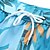 abordables Pantalones Cortos Élite para Hombres-Hombre Pantalón corto Pantalones cortos de playa Correa Graphic Hoja Animal Transpirable Secado rápido Longitud de la rodilla Exterior Vacaciones Hogar Vacaciones Estilo Étnico Azul cielo Ejercito