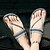 cheap Vacation Sandals-Men&#039;s Gray Woven Flip-Flops with Arch Support – Casual Beach Sandals for Poolside, Vacation and Everyday Summer Comfort