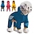 cheap Raincoat-Dog RaincoatWaterproof Rain Poncho with Hoodie High Reflective Pet Rain Jacket with Leash Hole for Small and Medium Dogs