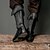 baratos Calçado-Medieval Renascentista Sapatos Botas Longas Botas sem salto Homens Celta Pirata Dia Das Bruxas Baile de Máscaras Espetáculo LARP Ren Faire Adulto Sapatos