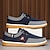 billige Sneakers til herrer-herrebrune og marineblå casual joggesko med moderne design – trendy, allsidige, egnet for både uformelle og semi-formelle anledninger