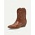 billiga Cowboy &amp; Western Boots-turkosa westerncowboystövlar i konstläder för kvinnor med broderad spets och halvhög vadstövlar för lantliga kläder, rodeos och utomhusevenemang