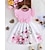 ieftine Rochii Casual-Copii Fete Rochie Fluture Manșon Lung În aer liber Casual Bufantă Nodul cravatei Modă Adorabil Poliester Lungime Genunchi Rochie casual Rochie A line Vară Primăvară 4 ani + Galben Roz Îmbujorat Roșu