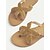 baratos Sandálias de Férias-sandálias femininas estilo boho com contas em formato de estrela do mar – chinelos de praia artesanais para férias de verão e uso em resorts
