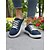 cheap Women&#039;s Sneakers-Women&#039;s Green Canvas Slip-On Sneakers with Lace-Up Design – Comfortable Backless Trainers, Ideal for Walking, Shopping, School Runs &amp; Casual Summer Days
