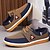 billige Sneakers til herrer-herrebrune og marineblå casual joggesko med moderne design – trendy, allsidige, egnet for både uformelle og semi-formelle anledninger