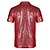 ieftine Topuri-Retro / vintage Anii 1970 Rave Tricou Polo Mâneci scurte Disc Paiete Bărbați Halloween Carnaval festival de muzică Parada Mândriei Luna Mândriei Adulți Tricou Primavara vara