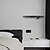 abordables Appliques murales d'intérieur-Applique murale LED design bande lumière haut et bas 40/60/80/100/120 cm moderne LED fond applique murale salon chambre chevet 10 W aluminium intérieur applique murale éclairage blanc chaud 1 pcs noir