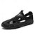 economico Sandali casual-sandali da uomo in rete marrone con cinturini regolabili e suola ammortizzata per escursioni, spiaggia e avventure estive