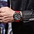 baratos Relógios Quartz-912 Novo Relógio de Noite à Prova D'Água Multifuncional de Luxo Masculino Pulseira de Silicone Relógio de Quartzo Masculino
