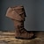 baratos Calçado-Medieval Renascentista Sapatos Botas Longas Botas sem salto Fantasia Homens Celta Pirata Dia Das Bruxas Baile de Máscaras Espetáculo LARP Ren Faire Adulto Sapatos