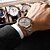 voordelige Quartz-horloges-B89 Heren Quartz Horloge Klassieke Zakenstijl Heren Horloge – Leren Band Quartz Beweging Luminous Wijzerplaat 3ATM Waterdicht