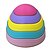 cheap Outdoor Activity-Kids Customizable Wave-Shaped Sensory Integration Stones - Colorful Preschool Balance Tools for River Crossing &amp; Log Bridge Games