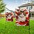 abordables Drapeaux et banderoles de jardin-Drapeau de Jardin Patriote Pour la Fête du Canada O Canada Décorations de Jardin Bannières Signes Levez les Coudes Canada