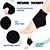 cheap Personal Care &amp; Health-3 Pairs Moisturizing Heel Socks Ventilate Gel Heel Open Toe Socks Soft Silicone Socks for Dry Hard Cracked Skin Breathable Reusable SPA Foot Protector Day Night Care Skin Black