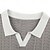 preiswerte Herren Elite Polo-Herren Polo Geschäft Lässig Umlegekragen Kurzarm Farbblock Jacquard V-Ausschnitt Weich Sommer Frühling Herbst Normale Passform Weinrot Schwarz Khaki Polo