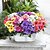 abordables Fleurs artificielles-Lot de 12 bouquets de fleurs artificielles pour décoration extérieure, fausses marguerites en soie, résistantes aux UV, pour jardin, véranda, jardinière, chambre, décoration d'intérieur, jaune