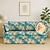 billige Sofatrekk-Sofatrekk i 100 % bomull, egnet for Backsälen-sofa, blomstermotiv, vattert